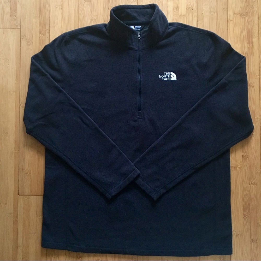 North Face Mens Fleece 1/4 Zip Pullover Sweater